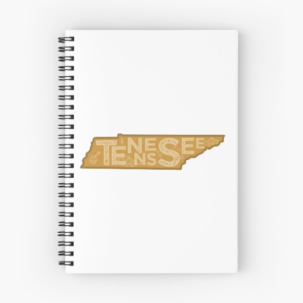 Item preview, Tennessee Map Typography Brown designed and sold by HelloGentry.