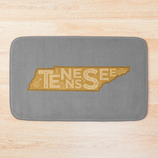 Item preview, Tennessee Map Typography Brown designed and sold by HelloGentry.