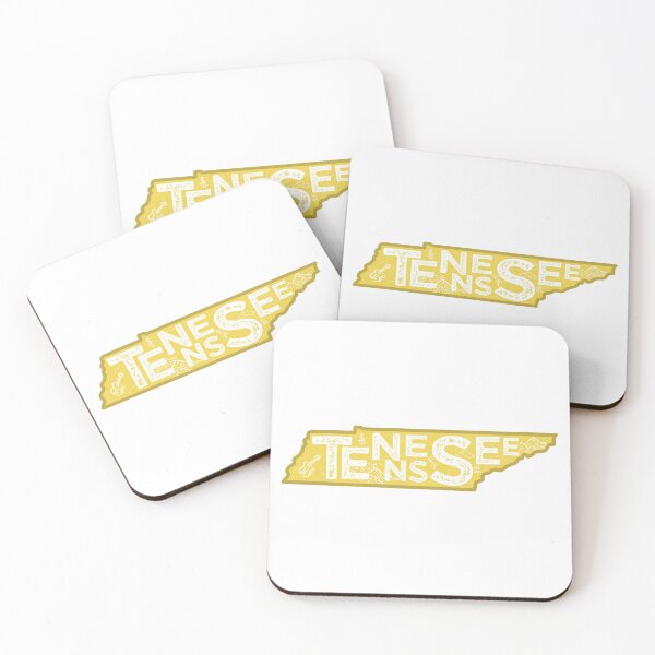 Item preview, Tennessee Map Typography Gold designed and sold by HelloGentry.
