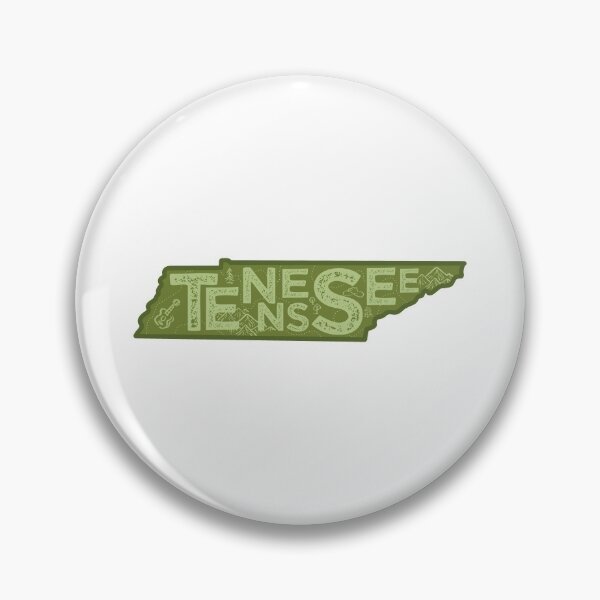 Item preview, Tennessee Map Typography Green designed and sold by HelloGentry.