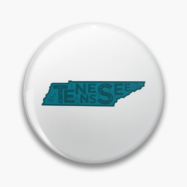 Item preview, Tennessee Map Typography Navy designed and sold by HelloGentry.