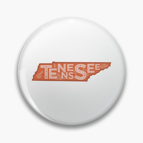 Item preview, Tennessee Map Typography Red designed and sold by HelloGentry.
