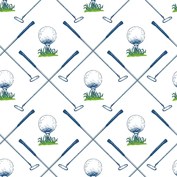 Artwork thumbnail, Golf Pattern by rentcode