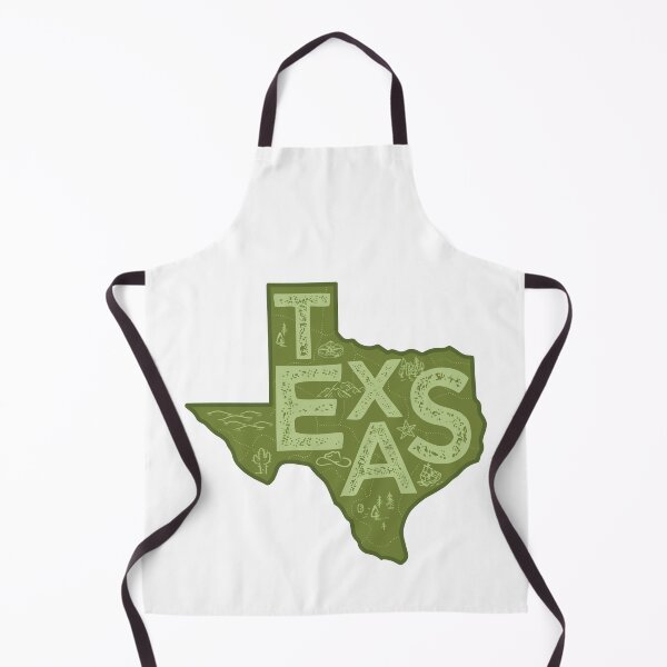 Item preview, Texas Map Typography Green designed and sold by HelloGentry.