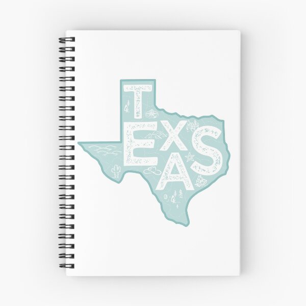 Item preview, Texas Map Typography Blue designed and sold by HelloGentry.