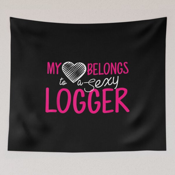 Item preview, Logger Wife My Heart Belongs To A Sexy  designed and sold by Laren-Fashion.