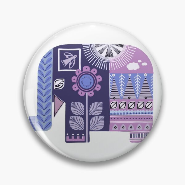 Item preview, Folksy Elephant - Purple designed and sold by ToEllaBloom.