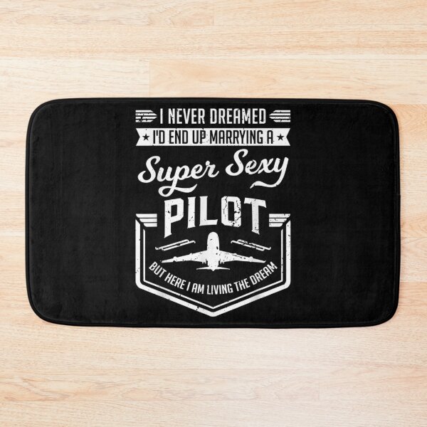 Item preview, Married With A Super Sexy Pilot Aviator Wife Couple Funny  designed and sold by Laren-Fashion.