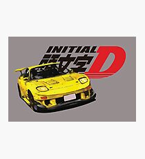 INITIAL-D KEISUKE RX-7 Photographic Print