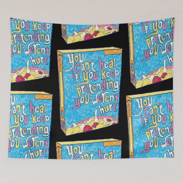 Item preview, You Can't Heal if You Keep Pretending You Weren't Hurt (Black) designed and sold by Ranggasme.