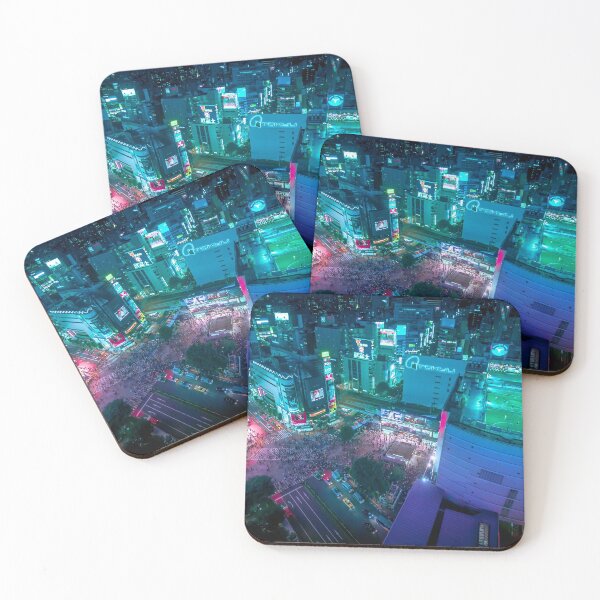 Item preview, Shibuya crossing from above and Soccer field on the roof designed and sold by TokyoLuv.
