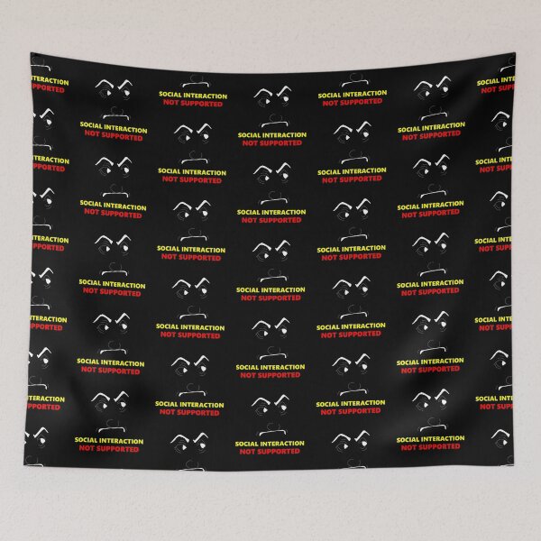 Item preview,  Social Interaction Not Supported designed and sold by superdumb70.