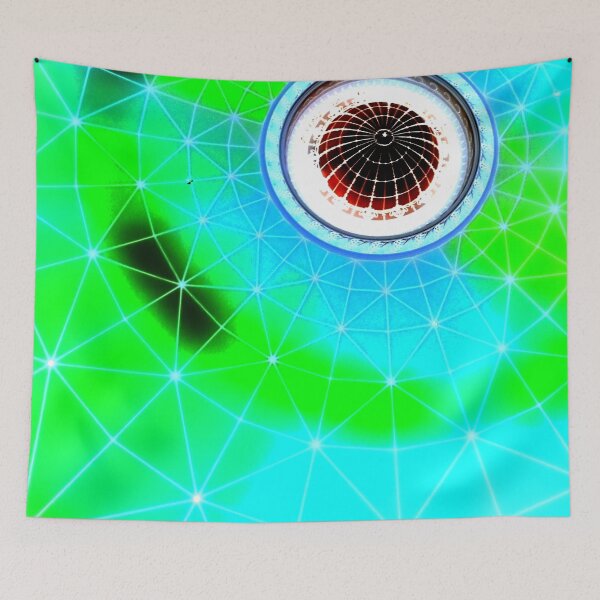 Item preview, Brisbane City Hall Auditorium Ceiling, inverted colours designed and sold by Geoff Treagus.