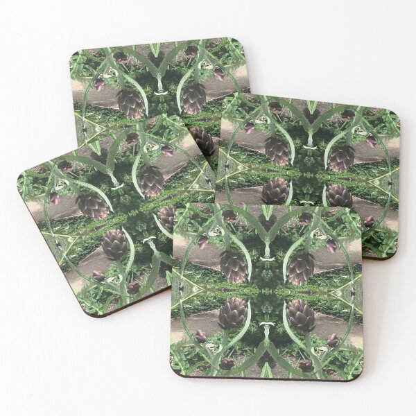 Item preview, Botanical, Divine - Passionate Purple Artichoke Hearts in Gardens of Green designed and sold by RoseAromas.