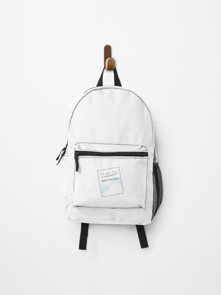 Thumbnail 1 of 3, Backpack, Busy doing nothing designed and sold by StyleHubDesign.