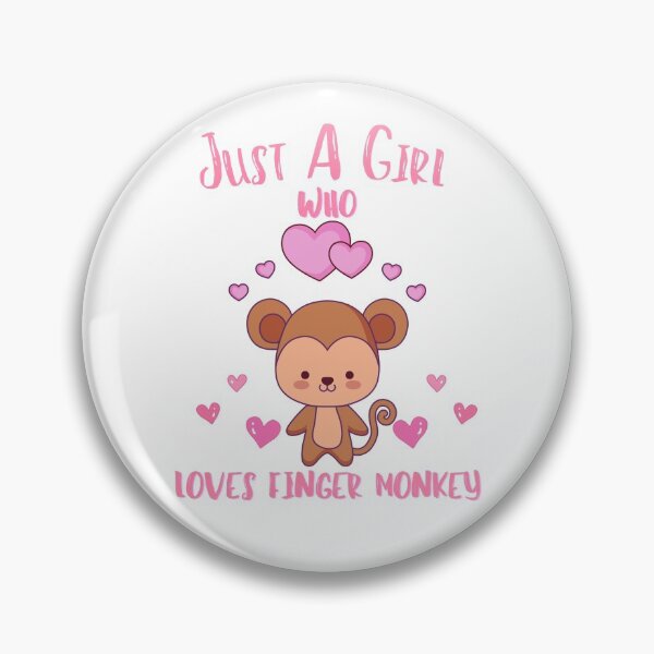 Item preview, Just a Girl Who Loves Finger Monkey designed and sold by wodra.
