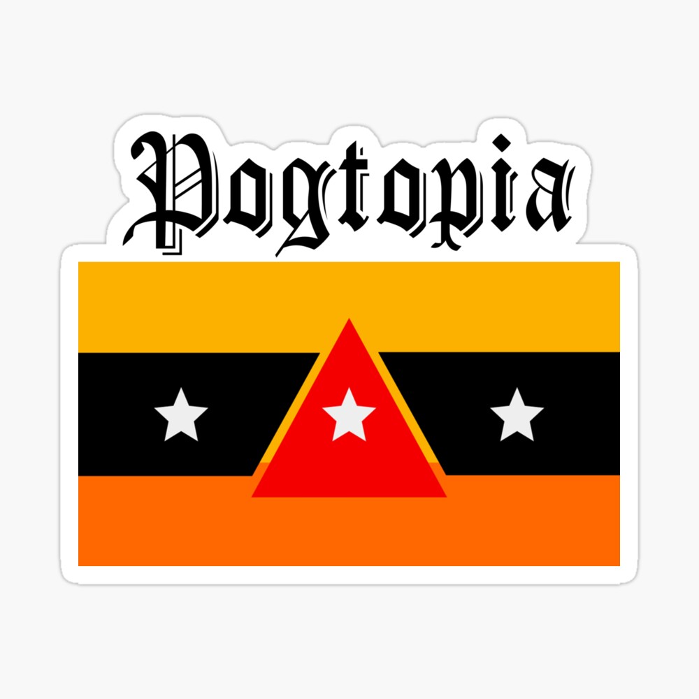 Pogtopia Flag - Walkman Wallpaper