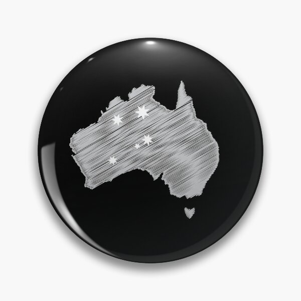 Item preview, Map of Australia with Southern Cross designed and sold by CJAura by Claire Jane Johnson.