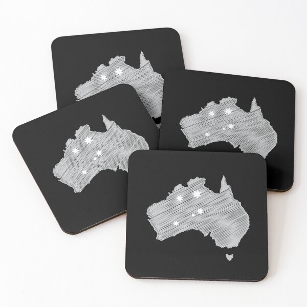 Item preview, Map of Australia with Southern Cross designed and sold by CJAura by Claire Jane Johnson.