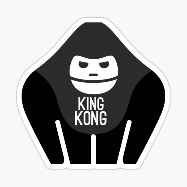 "King Kong" Sticker by AlAhmed Redbubble