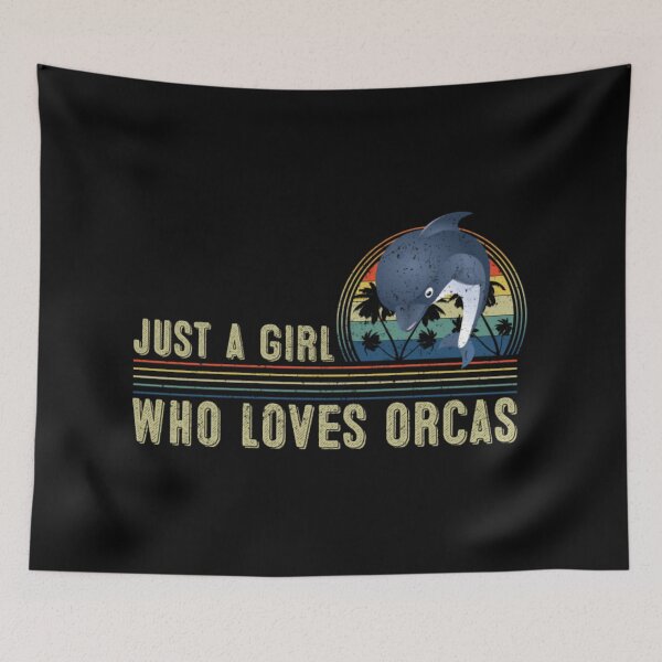 Item preview, Just A Girl Who Loves Orcas designed and sold by BibbsVincent.