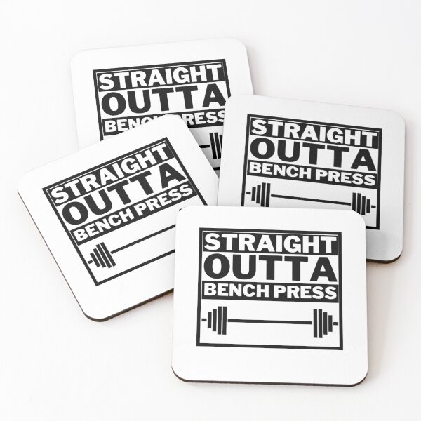 Item preview, Straight Outta Bench Press Gym Workout designed and sold by brooklyntowner.