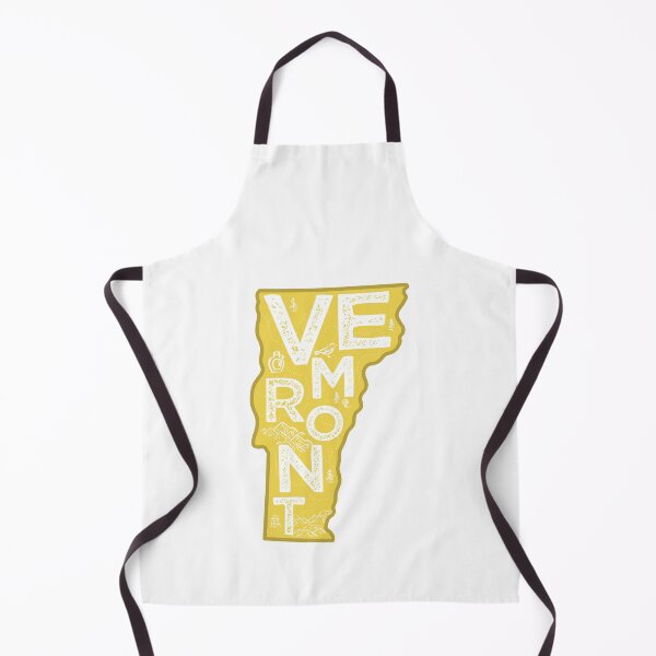 Item preview, Vermont Map Typography Gold designed and sold by HelloGentry.