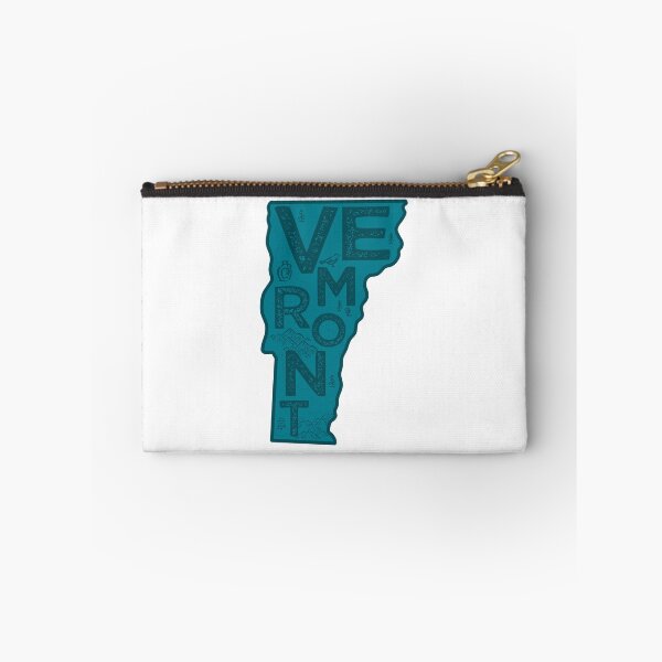 Item preview, Vermont Map Typography Navy designed and sold by HelloGentry.