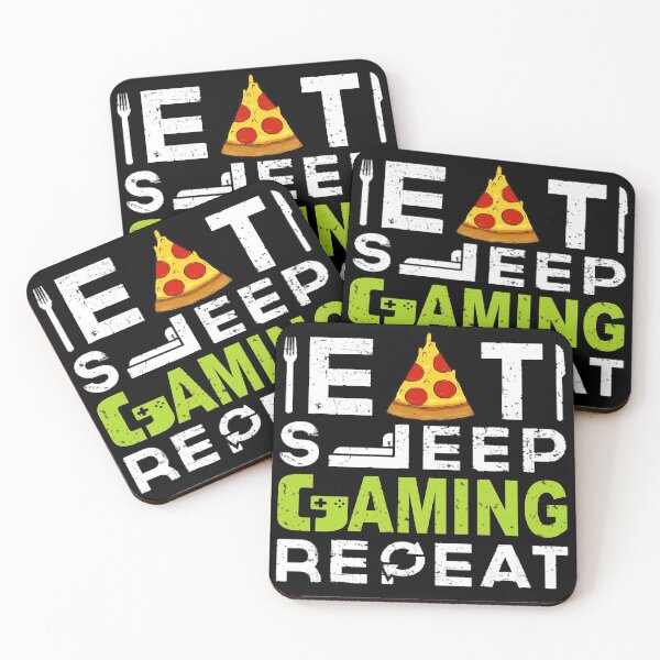 Item preview, Gamer Nutrition Facts - Eat pizza Sleep Gaming repeat designed and sold by HINDAM4U.