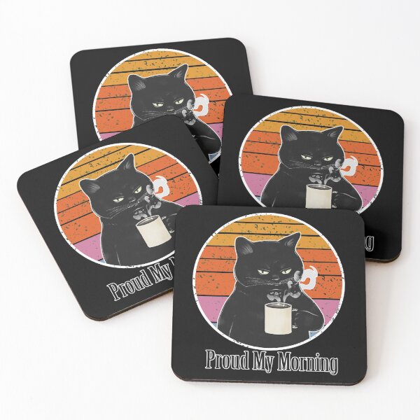 Item preview, proud my morning funny coffee cat  designed and sold by bsick9793.