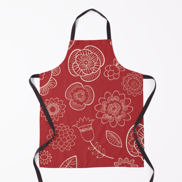 Item preview, Red White Floral Patterns designed and sold by tpixx.