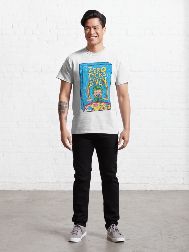 Alternate view of Zero Fucks Given Classic T-Shirt