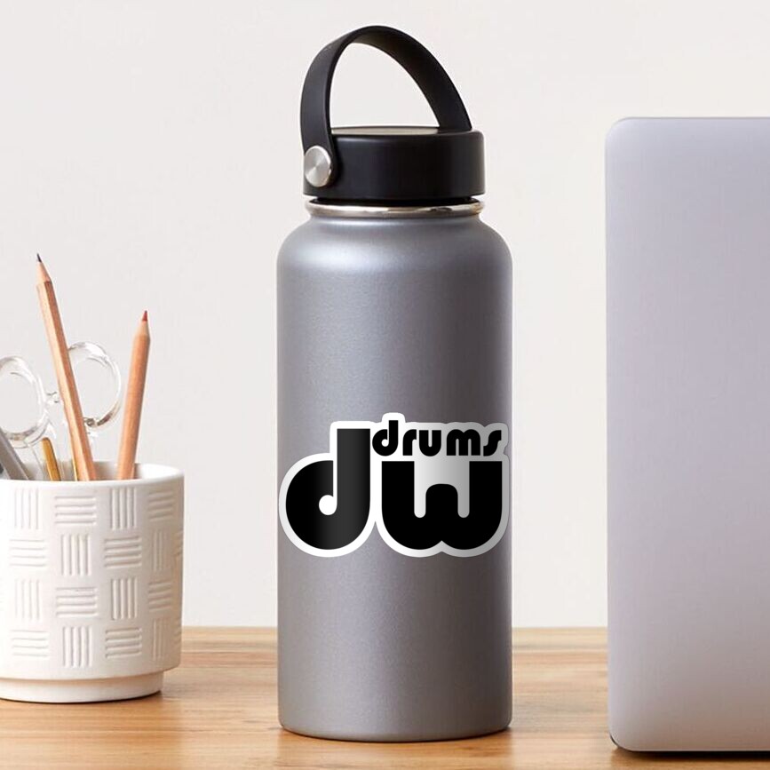 "DW Drums Logo" Sticker for Sale by gamestencen Redbubble