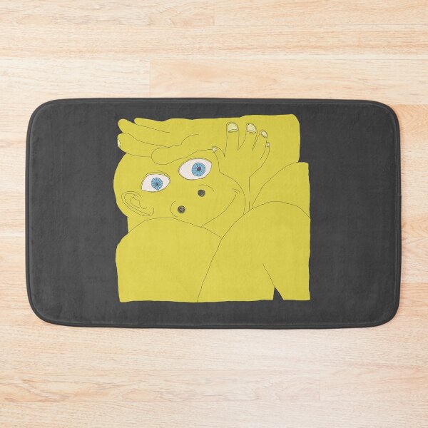 Item preview, Big Smiling Silly Character Barely Fitting - Yellow designed and sold by Chubuter.