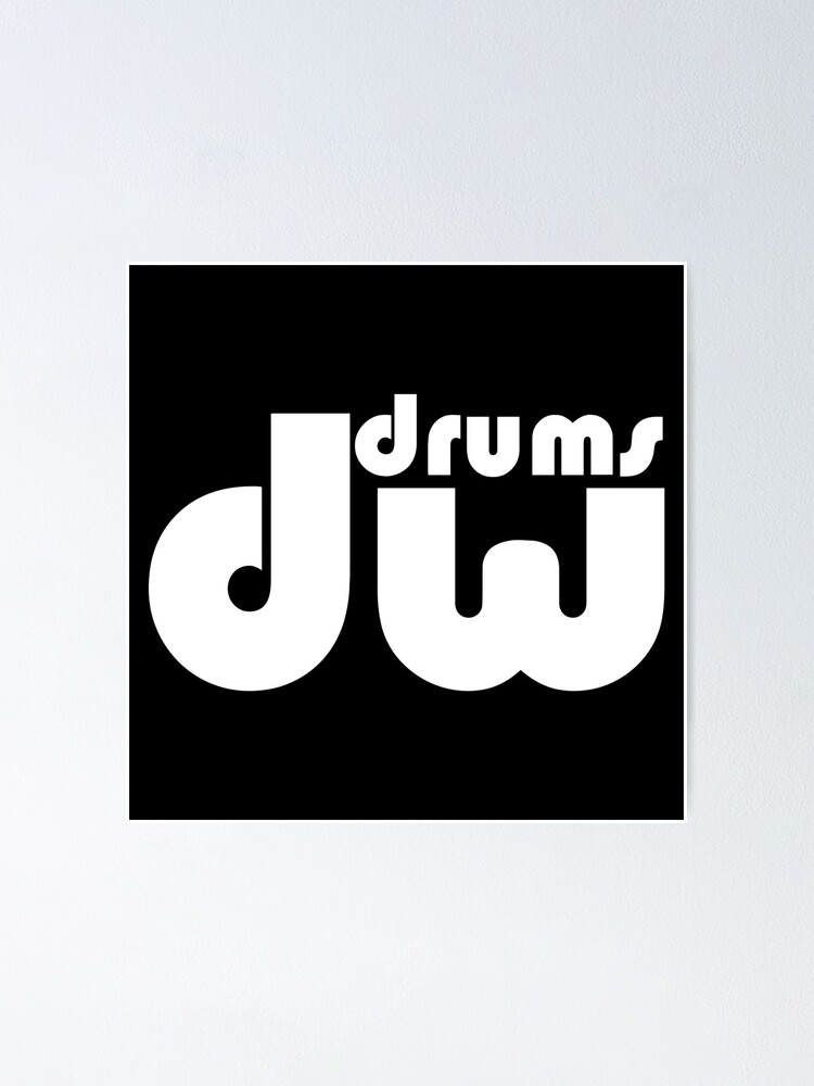 "DW Drums Logo" Poster by gamestencen Redbubble