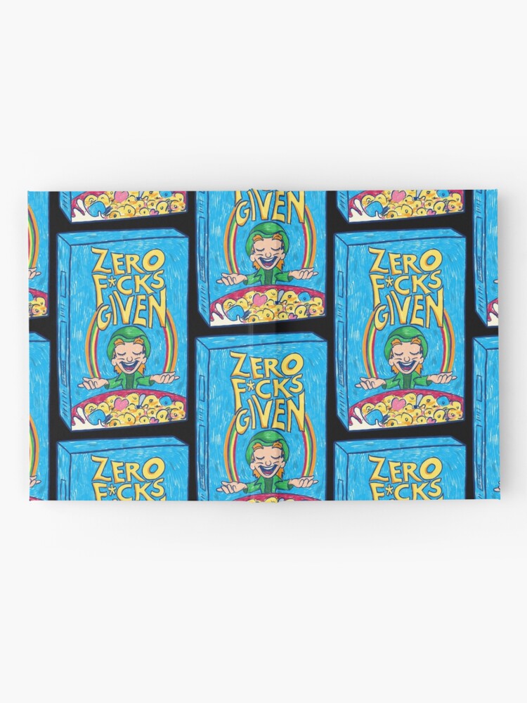 Alternate view of Zero Fucks Given (Black) Hardcover Journal