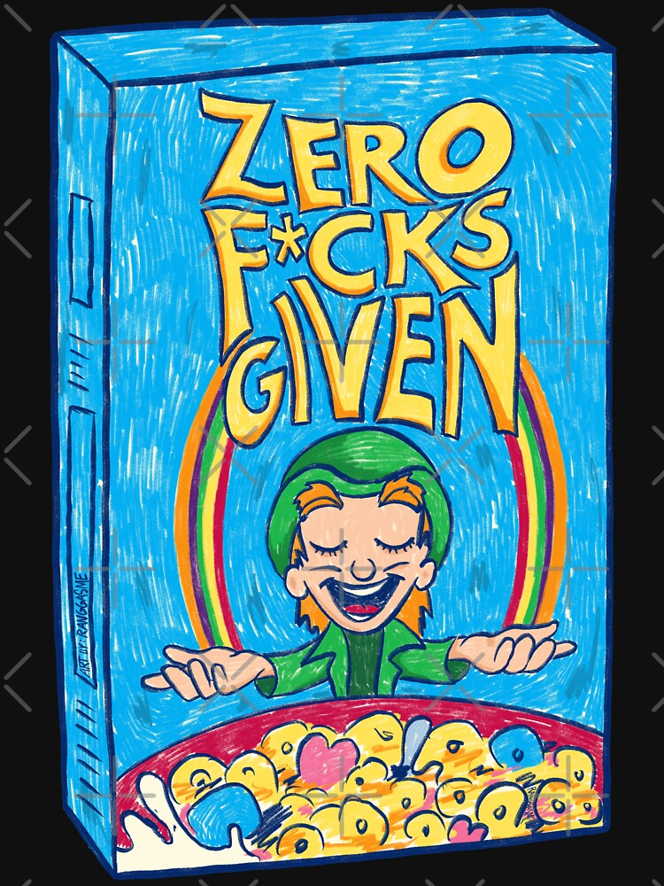 Zero Fucks Given (Black) by Ranggasme