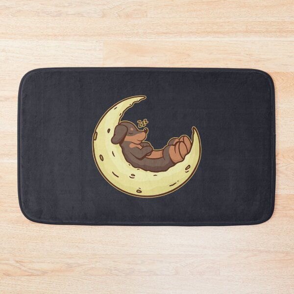 Item preview, Sleeping dachshund dog moon designed and sold by DerSenat.