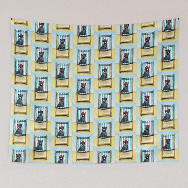 Item preview, Scottie Dog 'Deckchair' designed and sold by archyscottie.