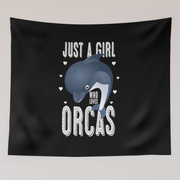 Item preview, Just A Girl Who Loves Orcas designed and sold by DianneNorris.