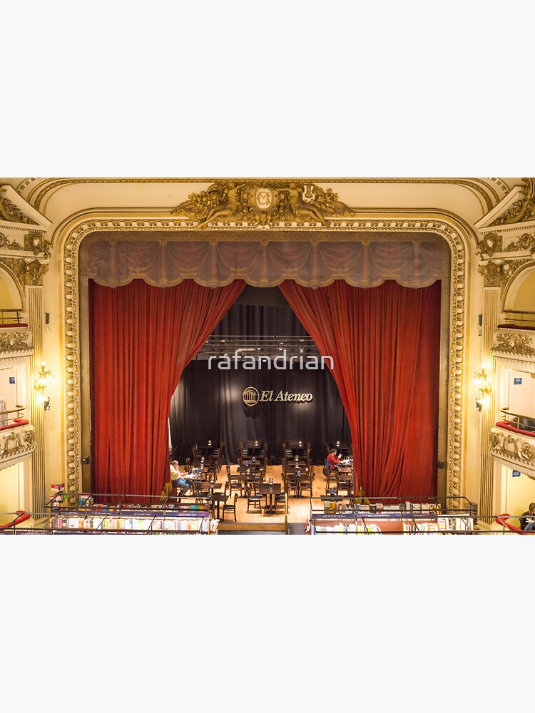 "El Ateneo " Sticker by rafandrian Redbubble