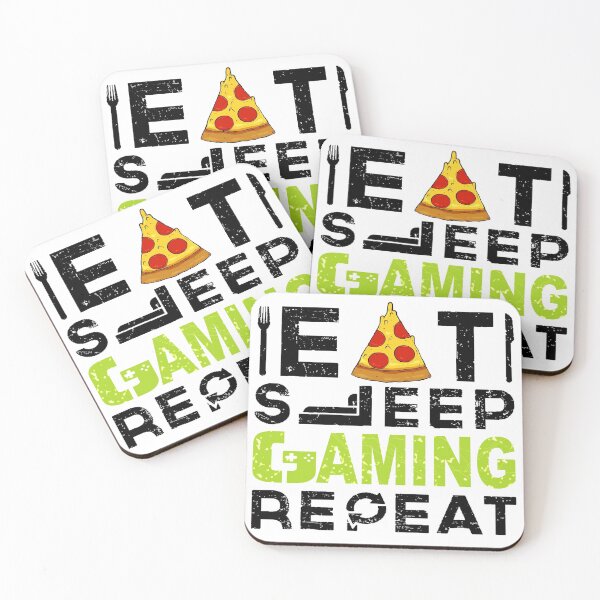 Item preview, Gamer Nutrition Facts - Eat Pizza Sleep Gaming repeat Gift Idea For Gamers designed and sold by HINDAM4U.