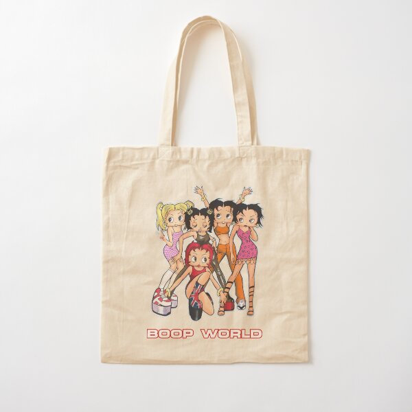 Betty Boop Spice Girls Boop World Spice World Parody Cotton Tote Bag