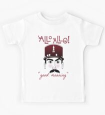Allo Allo, Officer Crabtree, "good moaning" Kids Tee