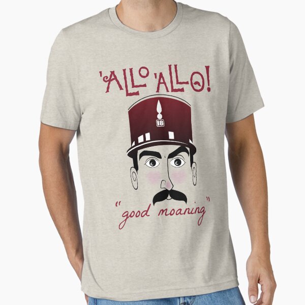 Vista previa del artículo con la obra «Allo Allo, Oficial Crabtree, "buen gemido"», diseñado y vendido por djdna.