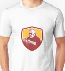 Tig Welder Welding Crest Retro Unisex T-Shirt