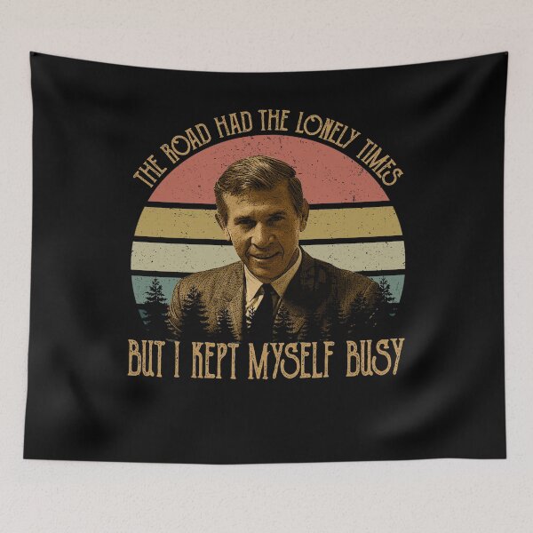 Item preview, The Road Had The Lonely Times But I Kept Myself Busy Vintage Style Art designed and sold by DonnaTommy8.