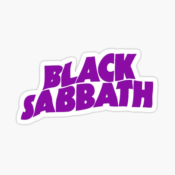 Original black purple Sticker