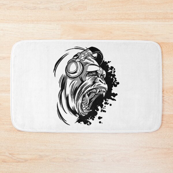 Item preview, Roaring gorilla headphones designed and sold by DerSenat.