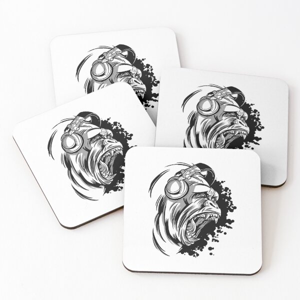 Item preview, Roaring gorilla headphones designed and sold by DerSenat.